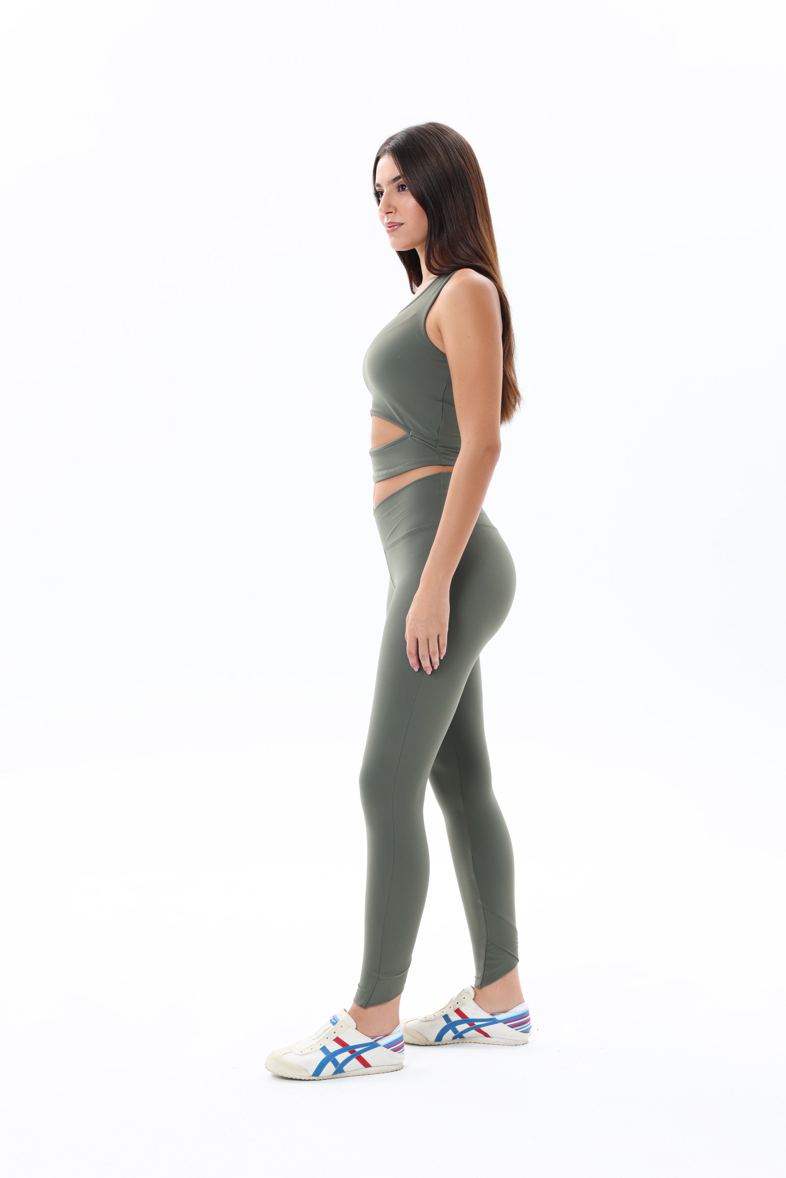 Image of The Cutting Edge Top in Olive