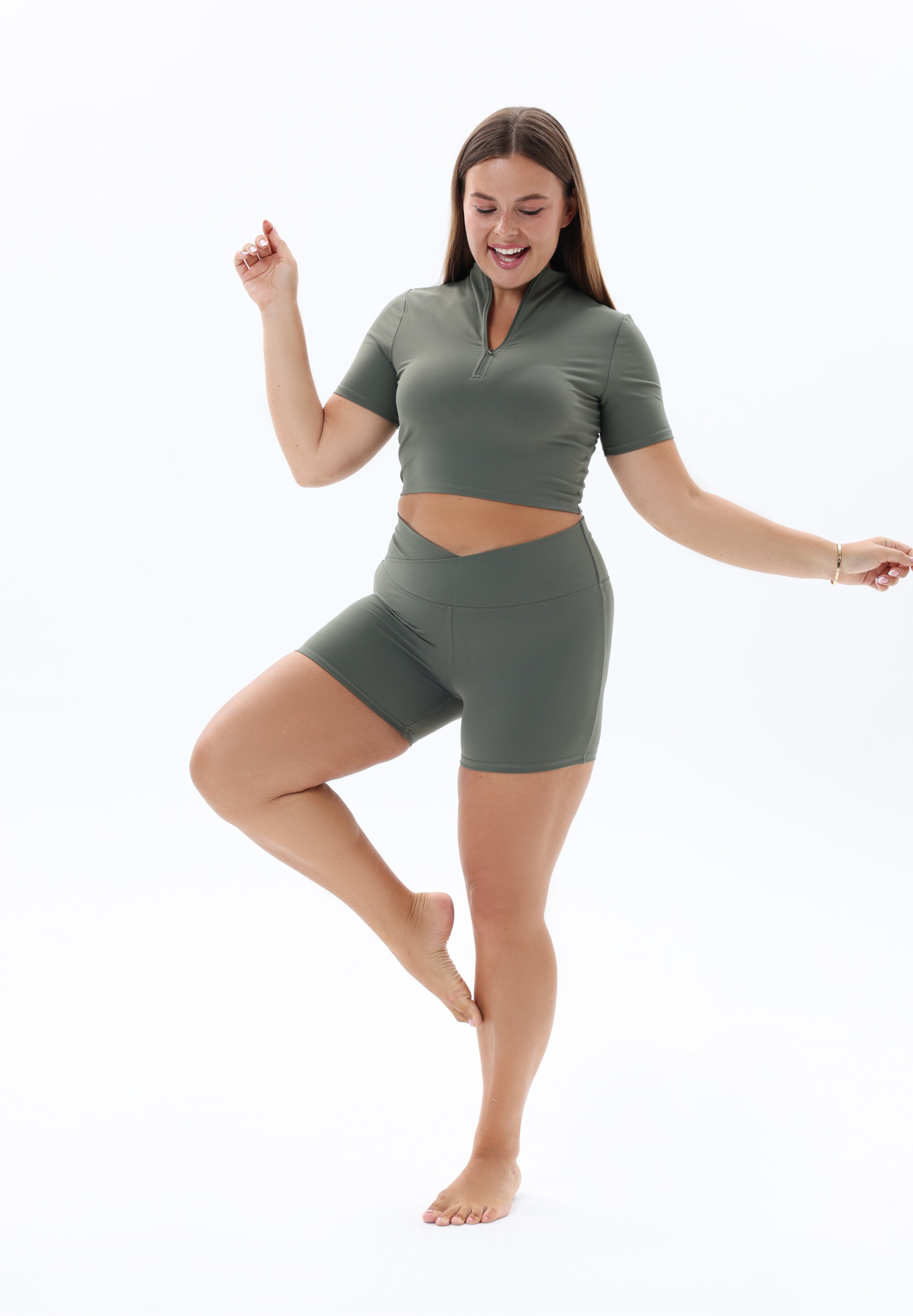 Zipline Top in Olive