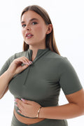 Zipline Top in Olive