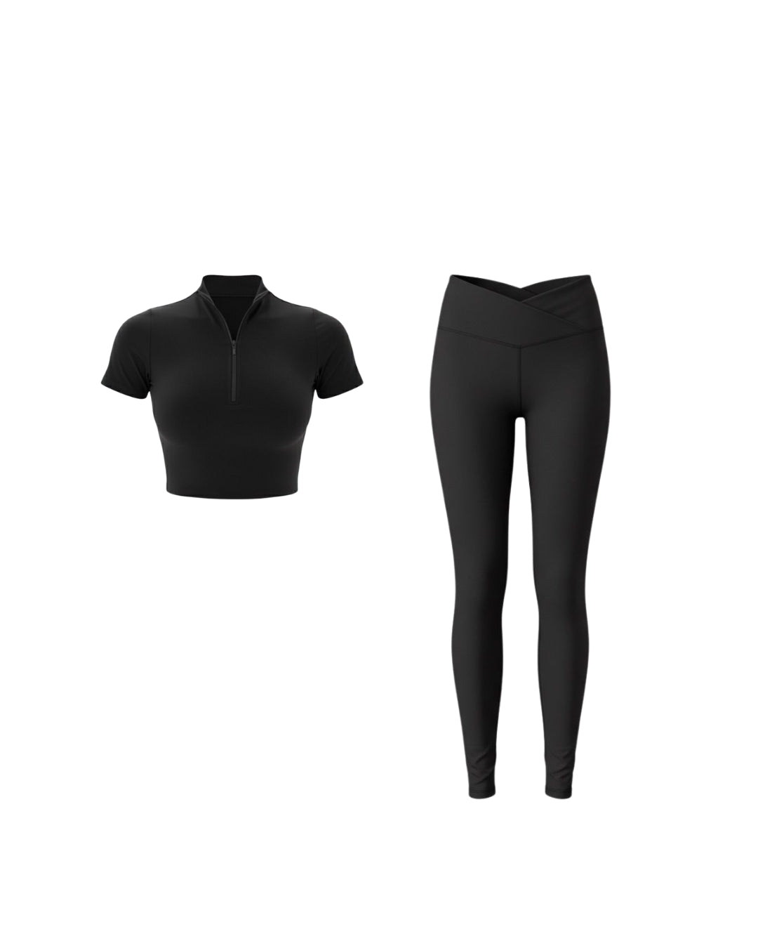 The Zip Vibe Leggings Bundle in Black