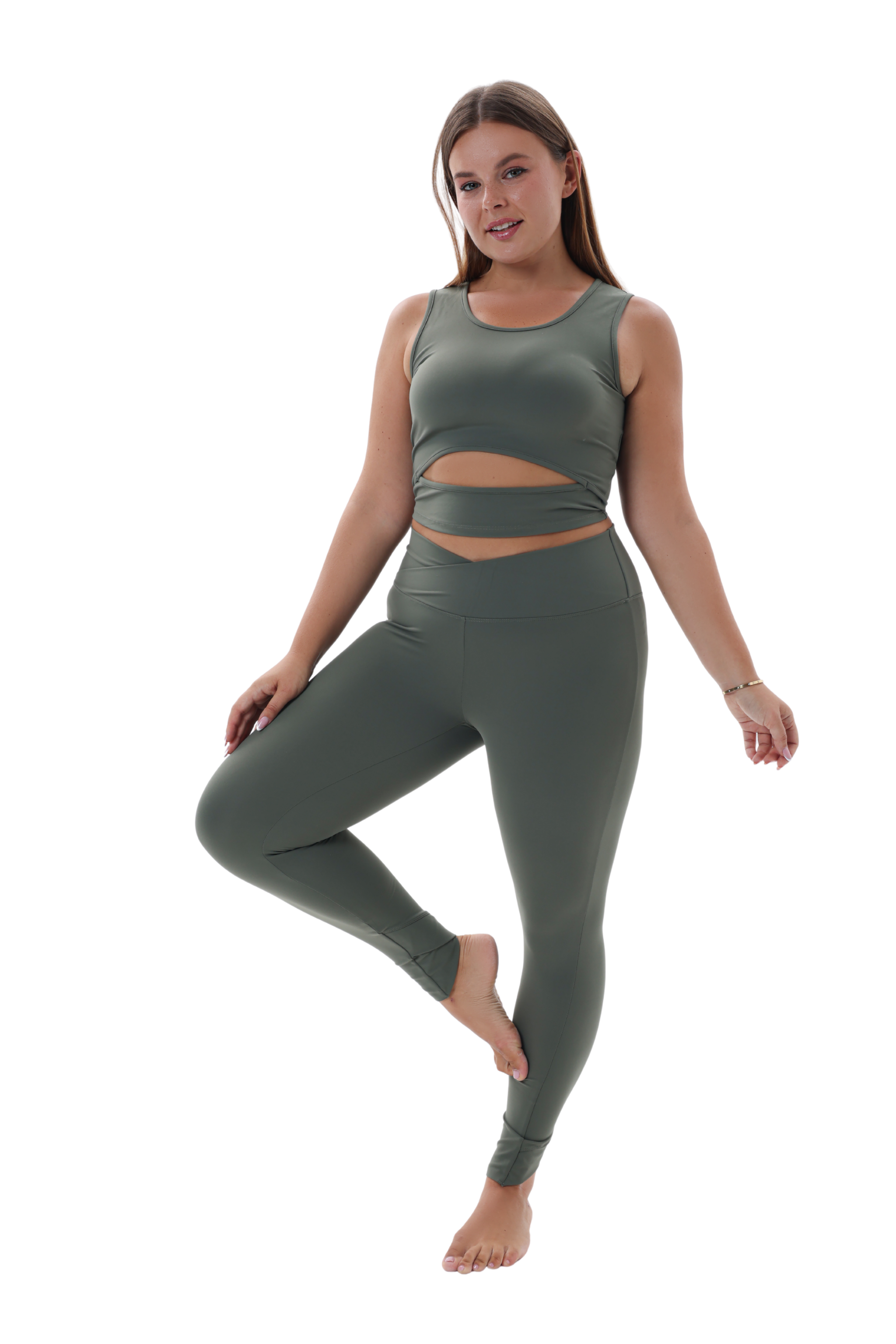 Vibe Leggings in Olive